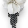 Orchid Brooch. Porcelain Brooch.