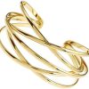 1PCS Cuff Bangle Bracelet for Women Open Wide Wire Bracelets Wrist Cuff Wrap Bracelet