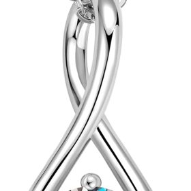 Infinity Moissanite Necklaces for Women, 925 Sterling Silver Moissanite Pendant Necklace 2ct D Color VVS1 Clarity, White Gold Plated Dainty Necklace for Women Jewelry Gifts