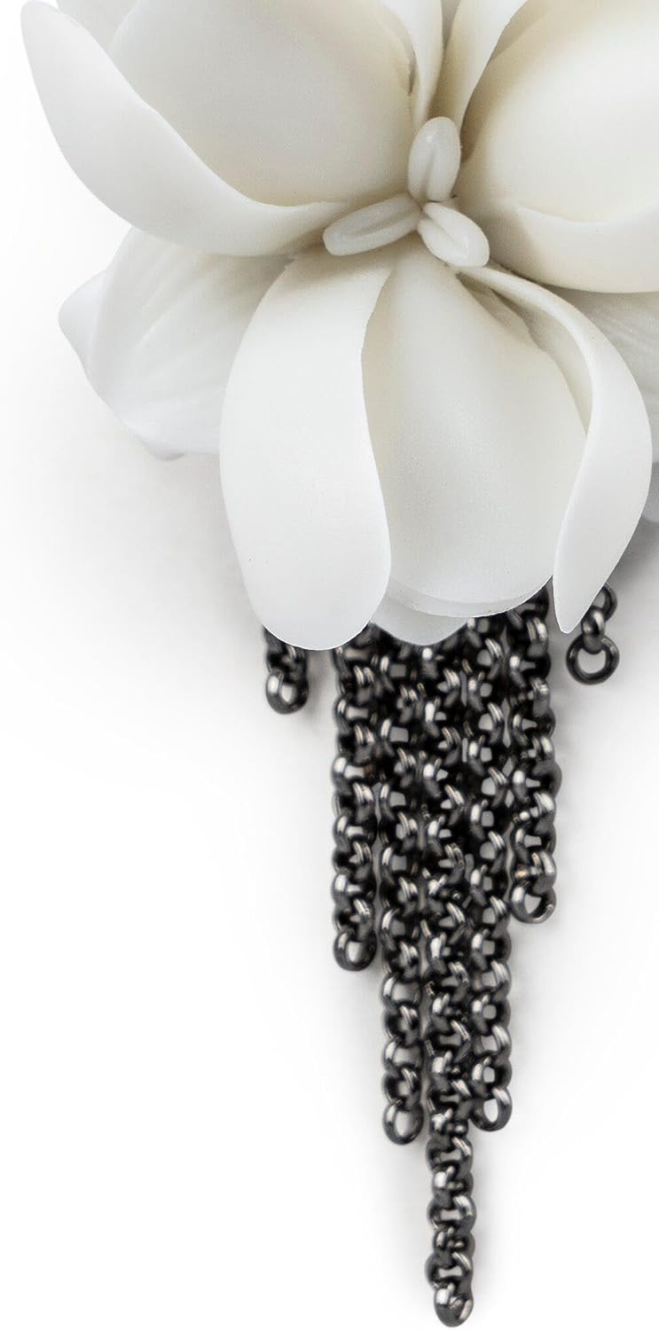 Orchid Brooch. Porcelain Brooch. - Image 2